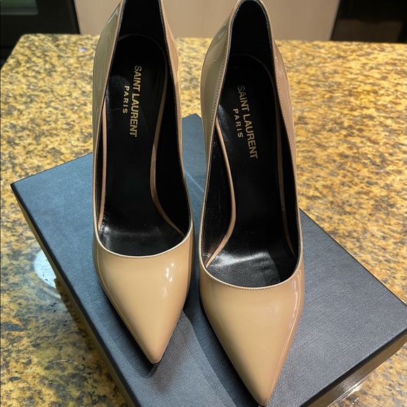 Saint Laurent Patent Leather Skinny Pumps - Picture 2 of 3